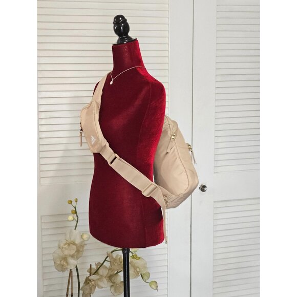 Adidas Beige Essentials 2 Sling Crossbody Bag BOS Mini Monogram Wonder 060 - Picture 4 of 14